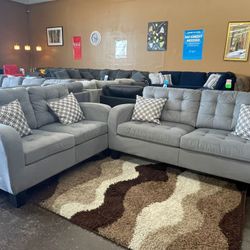Gray Sofa Set
