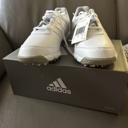 Adidas Girls gold shoes 