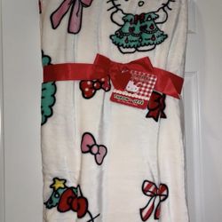 Hello Kitty Christmas Throw