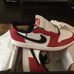 New Men’s Air Jordan 1 Low Retro OG “Chicago” size 9.5 (size 10.5 available also)