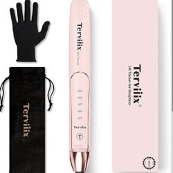 Terviiix Titanium Salon - Plancha de pelo profesional 2 en 1, plancha alisadora
