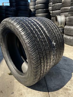2 GOODYEAR EAGLE RS-A 235/55R17 USED TIRES – INSTALLATION INCLUDED