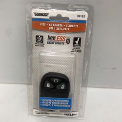 Dorman 99162 Keyless Entry Transmitter for Specific Models, Black Fits select: 2011-2014 CHEVROLET SILVERADO, 2011-2014 GMC