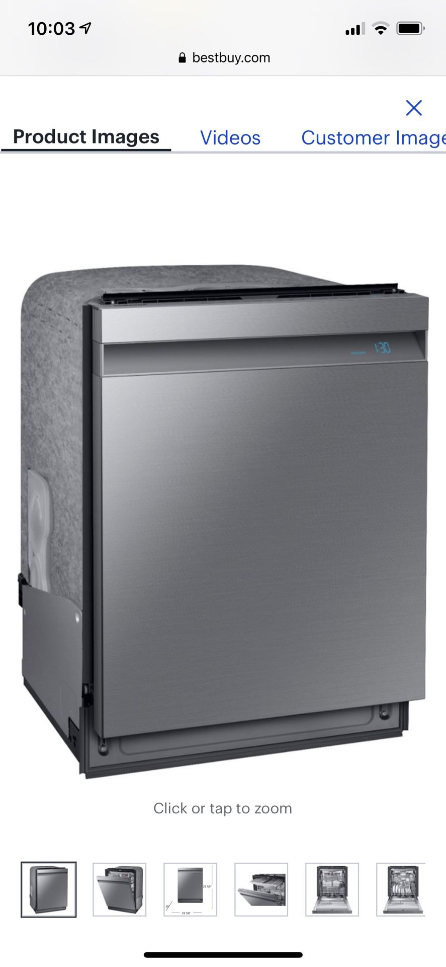 Samsung Stainless Steel Dishwasher - Brand New - DW80R9950US