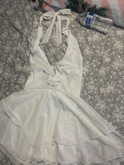 White glitter Mimi dress