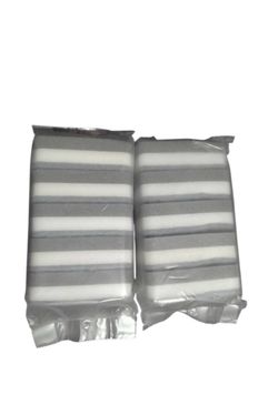 Grey and White Cleaning Sponges - 2 Packs (10pcs)