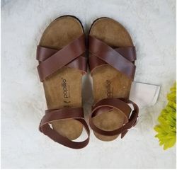 Brand Néw Womens Brown Sandals  By Birkenstock Ankle Strap Lola  Size 36