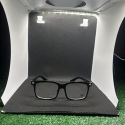 Chrome Heart Glasses With Gold Accent