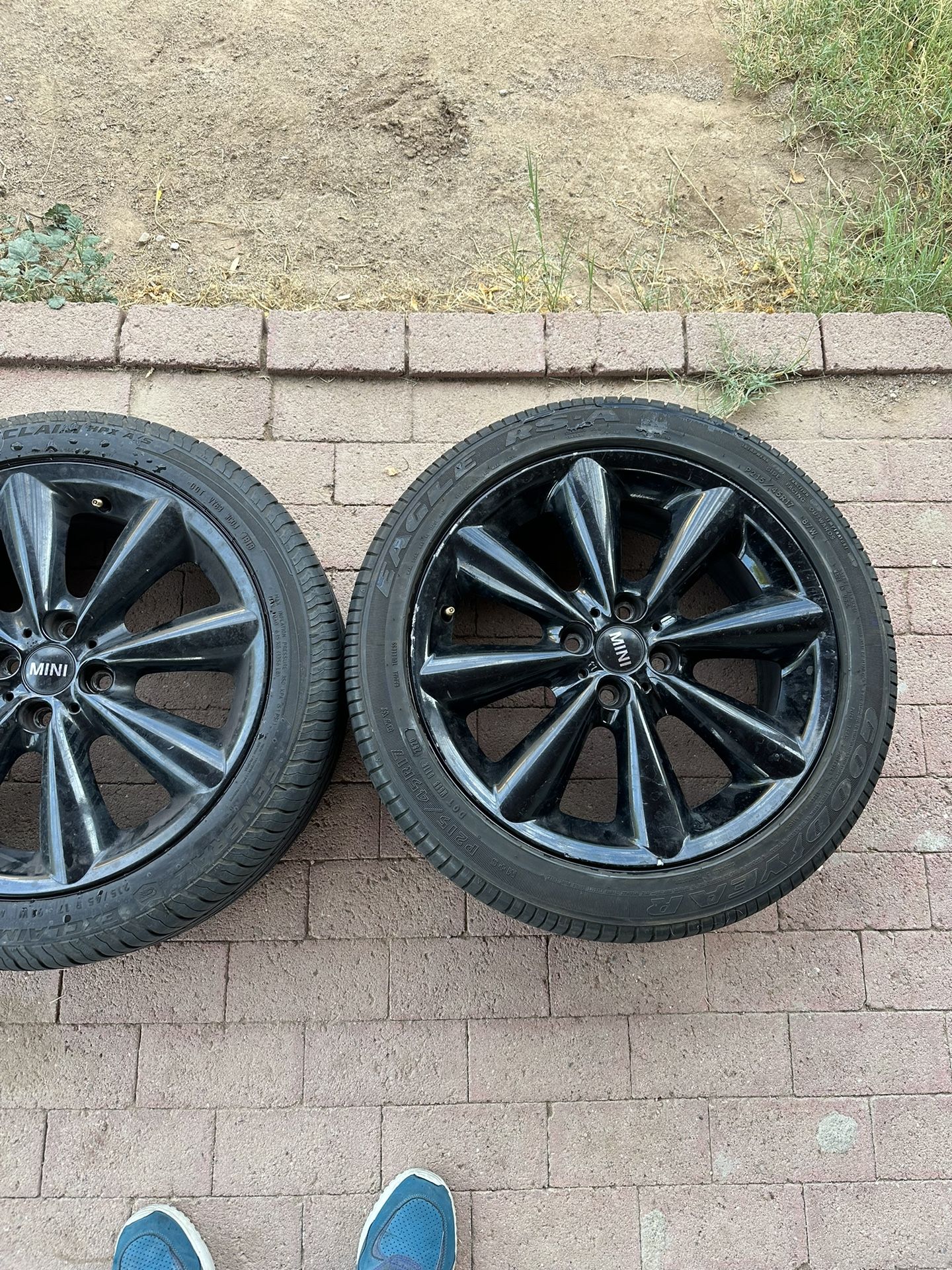 Black Mini Cooper Rims