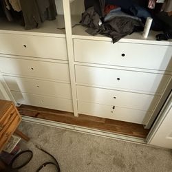 8 Elvarli Drawers and 2 Top Shelves