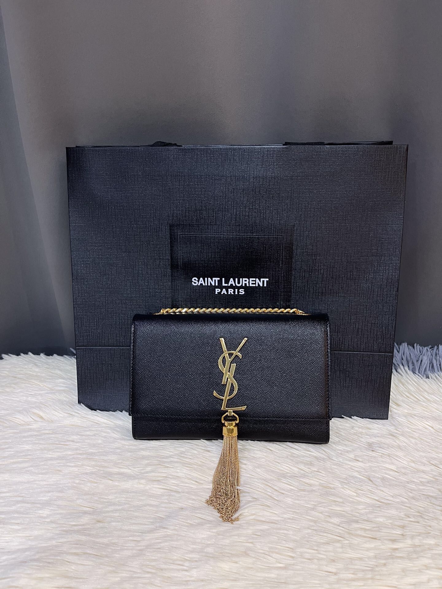 A classic women's shoulder bag