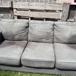 Grey Ikea Couch 