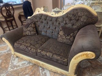 Set of 3 Antique Sofa Set