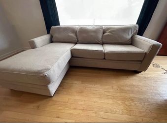Beige L shape Couch