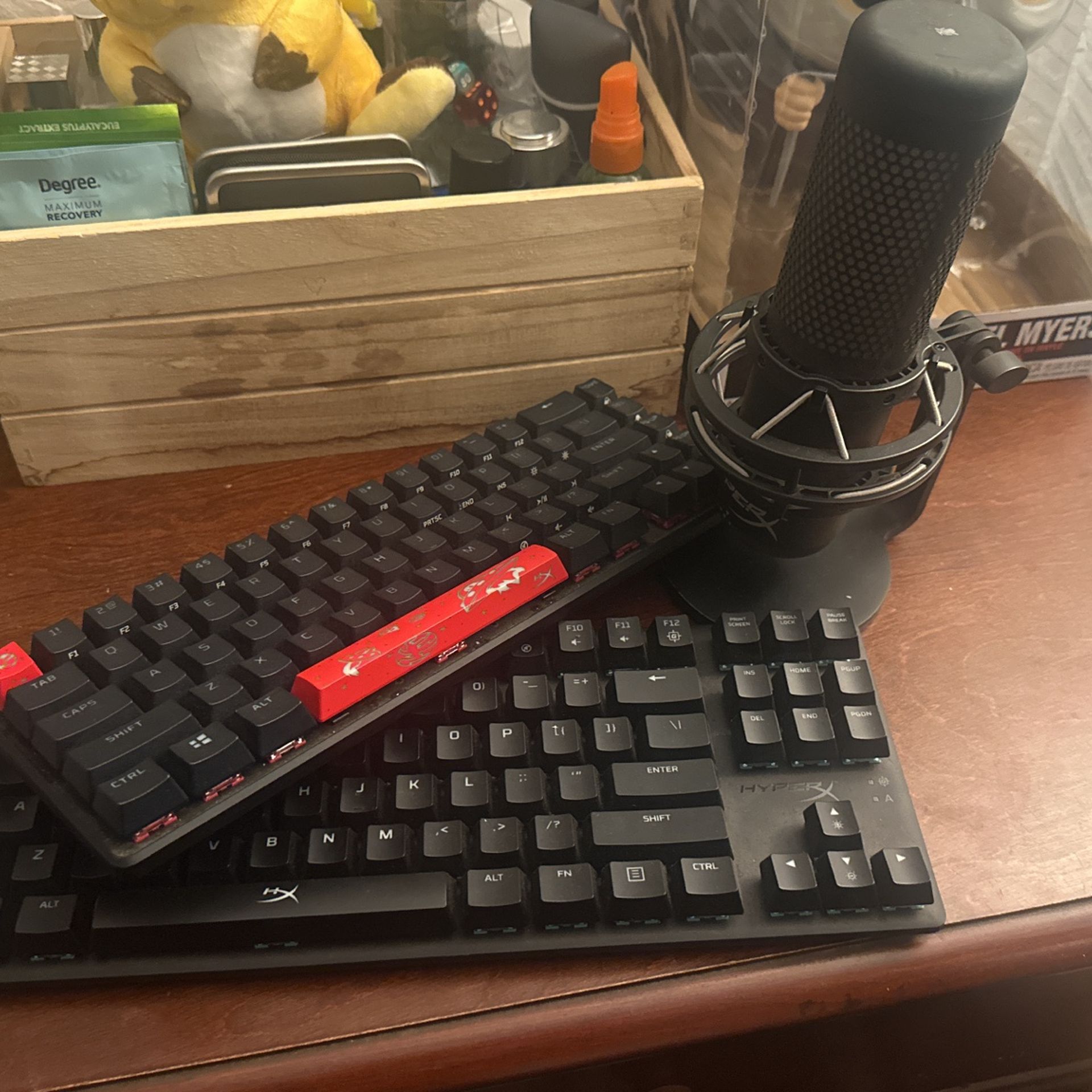 Hyper x Keyboards and Mic