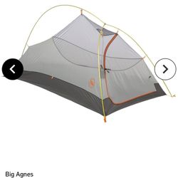 1 Person Big Agnes Backpacking Tent W/ Mtnglo Lights
