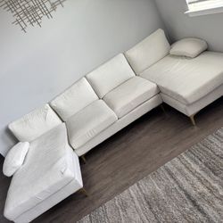 Cream Sectional Couch