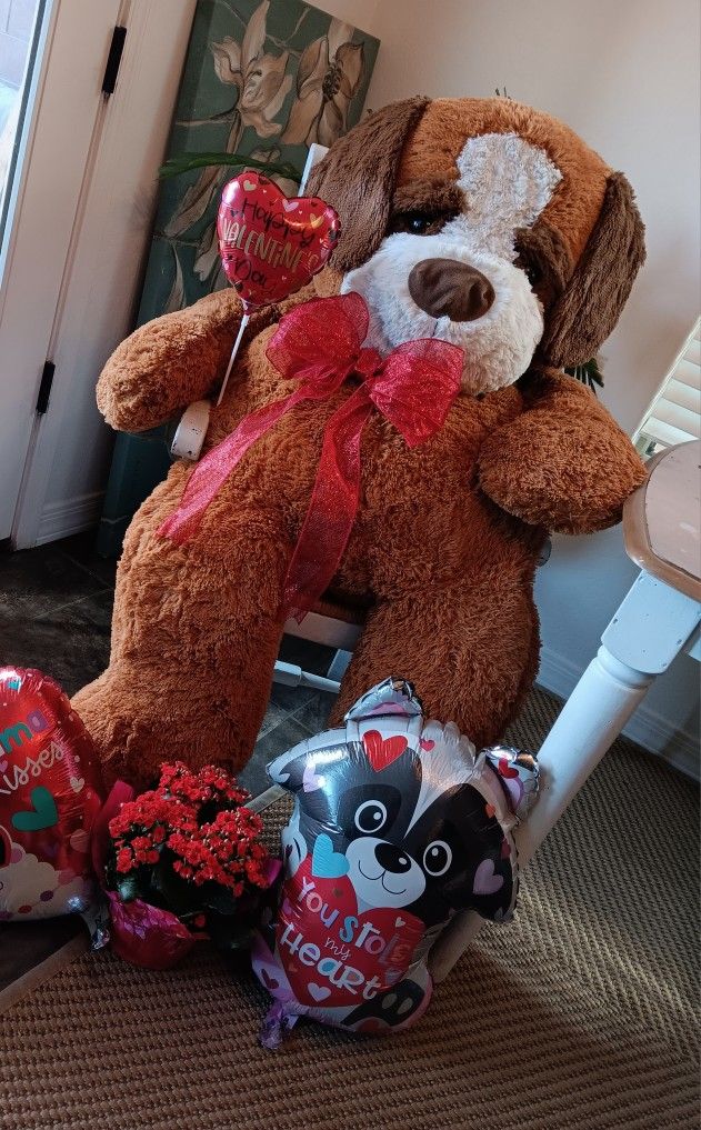 🐾 5' FOOT TALL GIANT TEDDY BEAR/DOG 🐾
