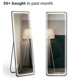 Standing LED Mirror Used Great Condition LED Mirror Makeup Mirror Vanity Mirror  Works Great