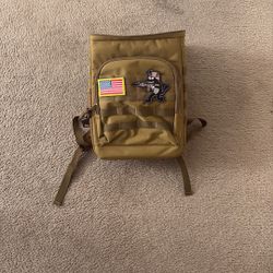 Military style cooler backpack