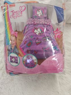 JOJO 2 Piece Comforter & Twin Sheet Set