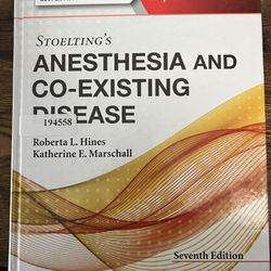 Anesthesia And Co-existing Disease 