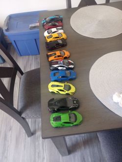 Collectibles cars most are lambos