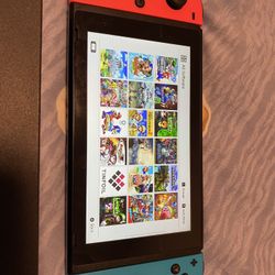Nintendo Switch 1 With Lots of Free Games