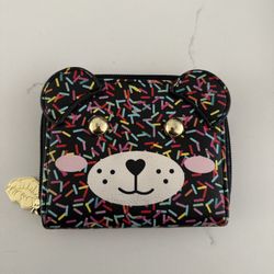 Betsey Johnson teddy bear wallet 