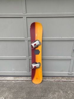 Snowboard with Bindings - Size 153cm