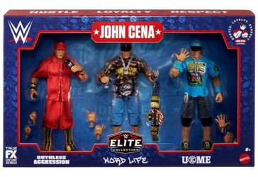 WWE Elite Collection John Cena 3-Pack Action Figures