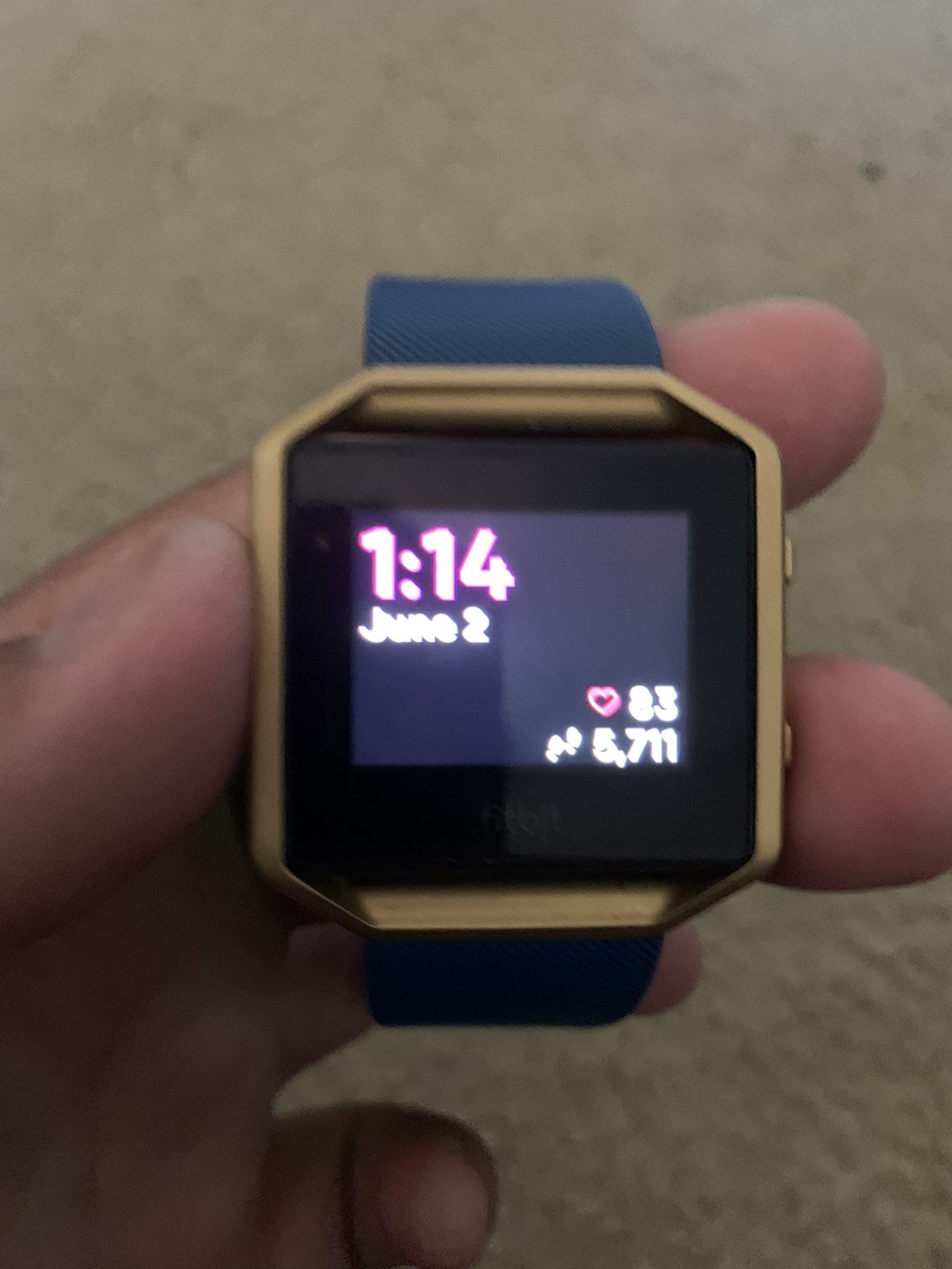 Fitbit Blaze With Two Chargers