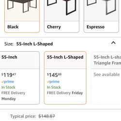 Brand New L Shape Artwork desk