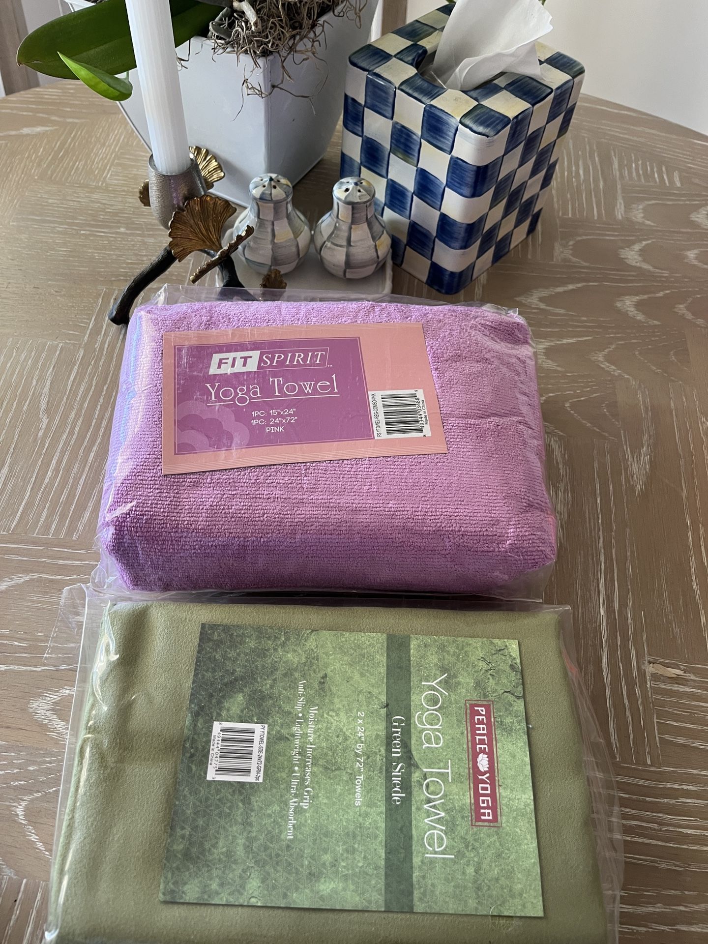 Yoga Towels – New, Unused (Set of 2)
