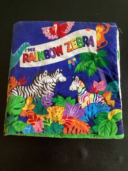 The Rainbow Zebra Soft Fabric Children’s Book