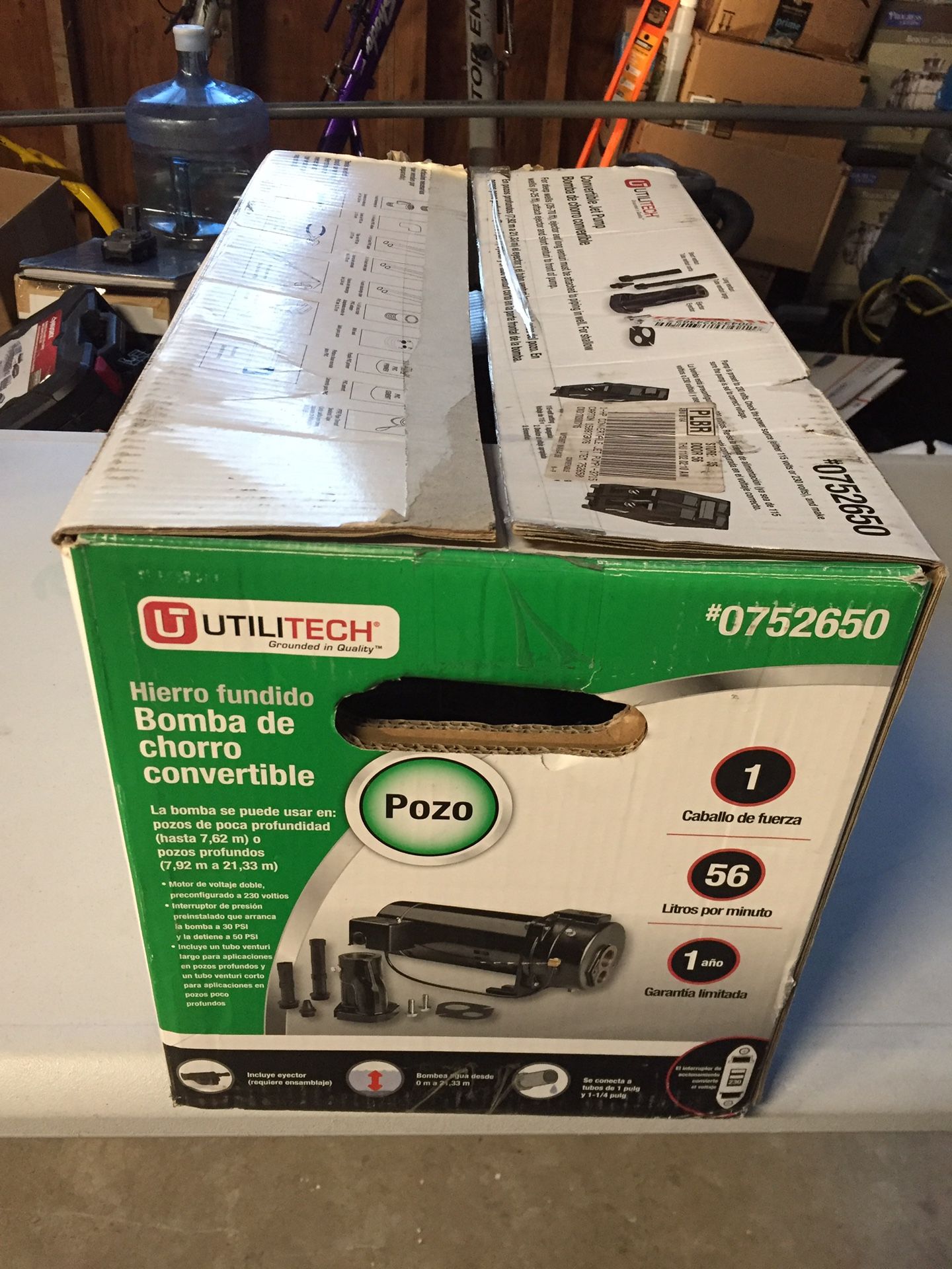 Utilitech 1-HP Cast Iron Convertible Jet Well Pump