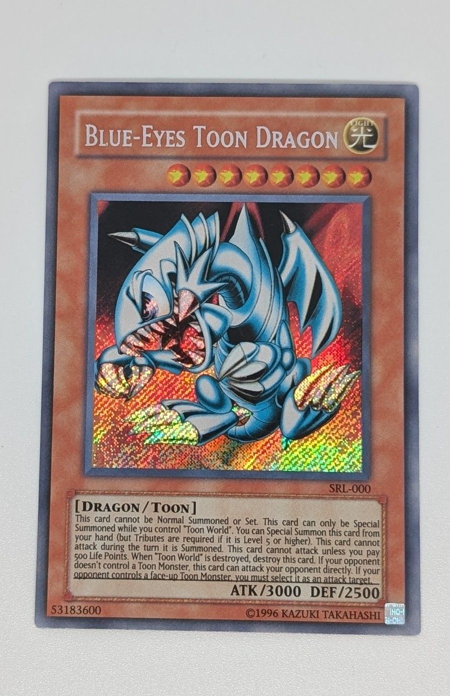 Yugioh Blue-Eyes Toon Dragon Spell Ruler (SECRET RARE) SRL-000