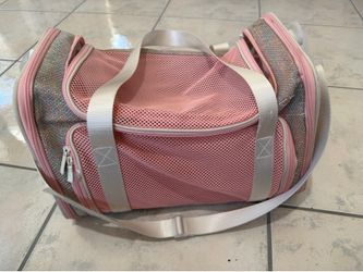 🐾Pink Pet Carrier – Airline Approved Travel Bag