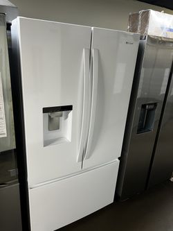 FLOOR MODEL WHIRLPOOL FRENCH STYLE REFRIGERATOR 