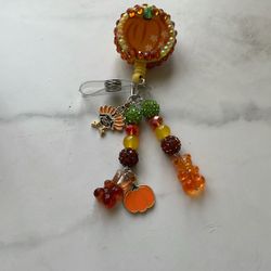 Holiday handmade name badge