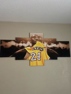 Kobe Bryant 5 Panel Wall Art