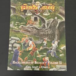 HackMaster 4th Edition Hacklopedia of Beasts Vol. II (VG) Kenzer, 2001