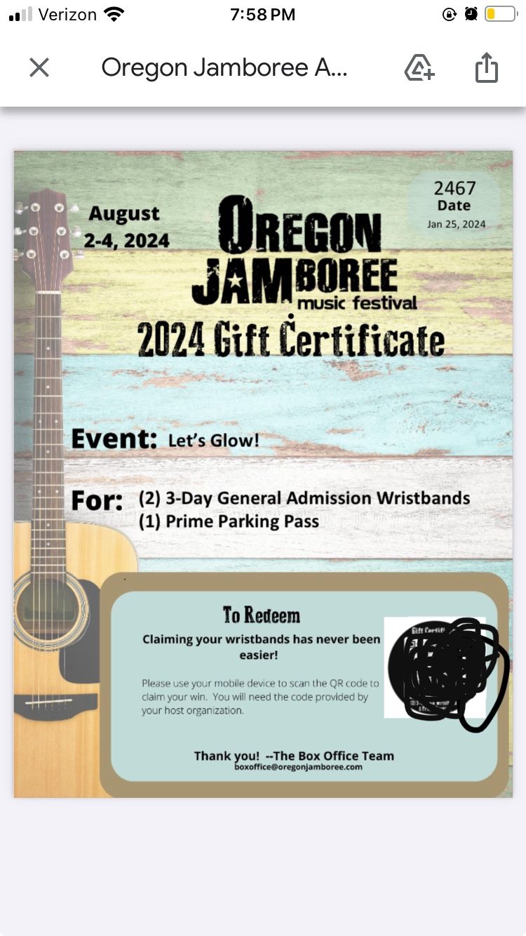 Oregon Jamboree In Sweet Home