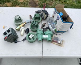 Lawn-Sprinkler Valve and Timer