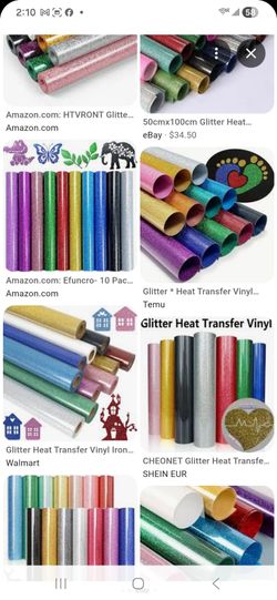 Glitter Heat Transfer - Vinyl Roll black,gold and white
Selling them as is,im not sure about the measurements