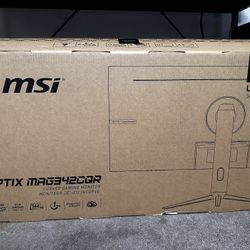 MSI 34” UWQHD OPTIX MAG342CQR 