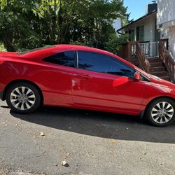 2009 Red Coupe Honda Civic EX! 