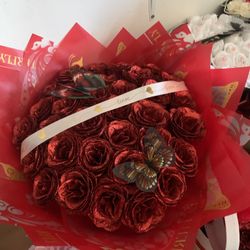 Bouquet Of Glitter Flower 