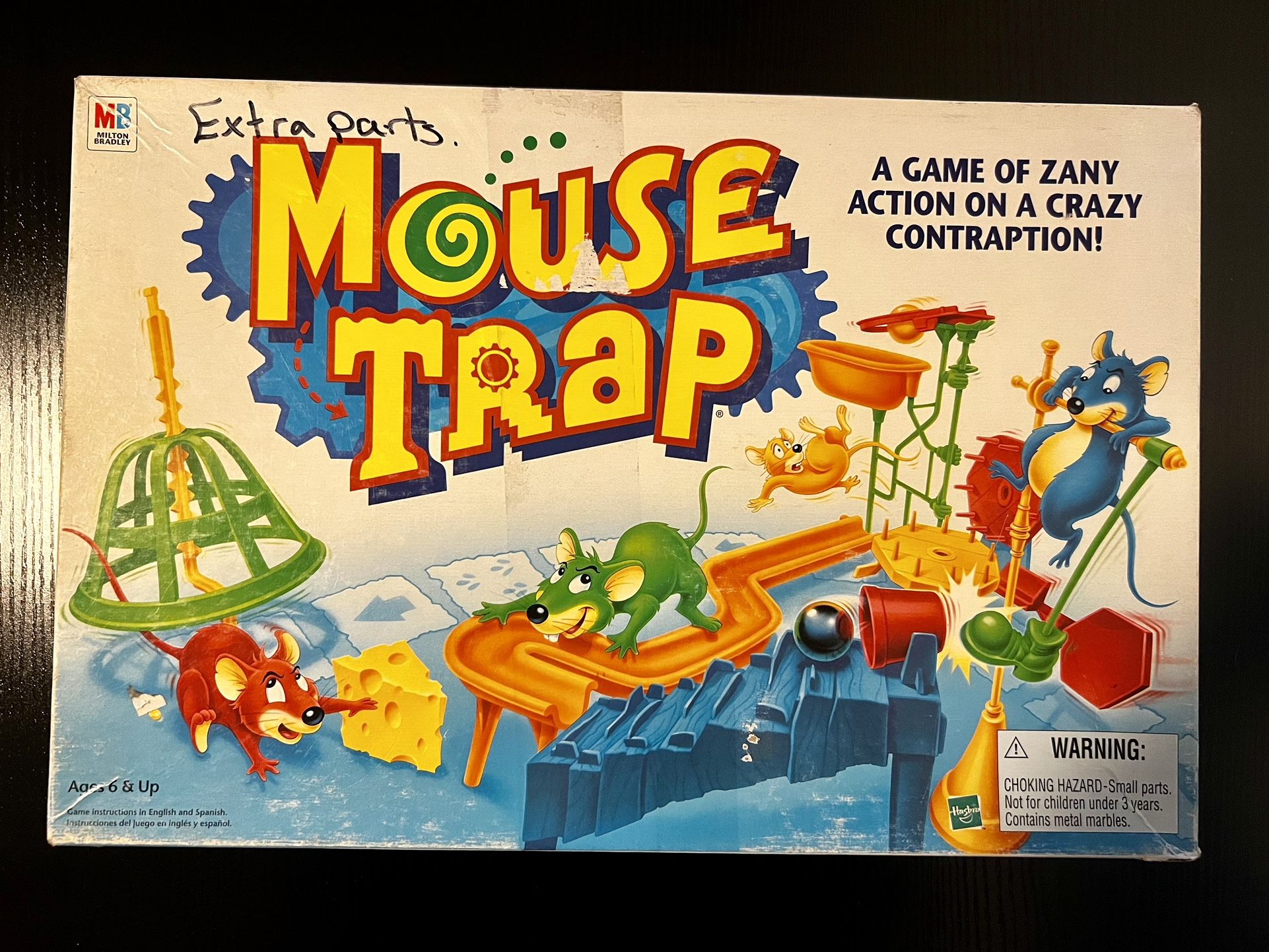 Vintage 1999 Mouse Trap Board Game with Extra Parts