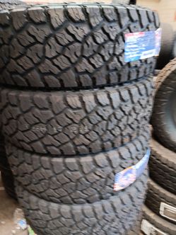 New set of tires all terrain 265 70 17